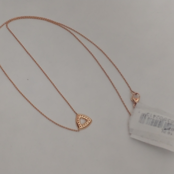 SOLD New Dana Rebecca 14k rose gold diamond necklace - Picture 3 of 3